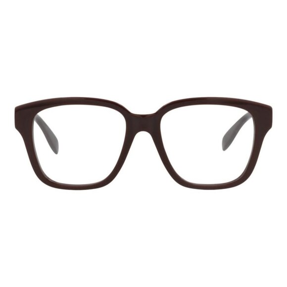 Alexander McQueen Womens Square/Rectangle Burgundy Burgundy Transparent Fashion - Picture 1 of 4